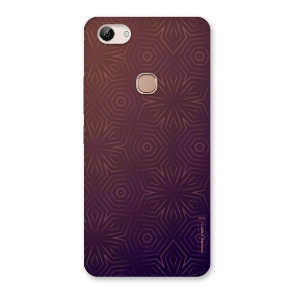 Lavish Purple Pattern Back Case for Vivo Y83