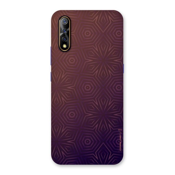 Lavish Purple Pattern Back Case for Vivo Z1x