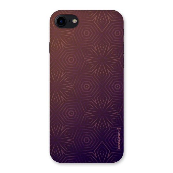 Lavish Purple Pattern Back Case for iPhone SE 2020