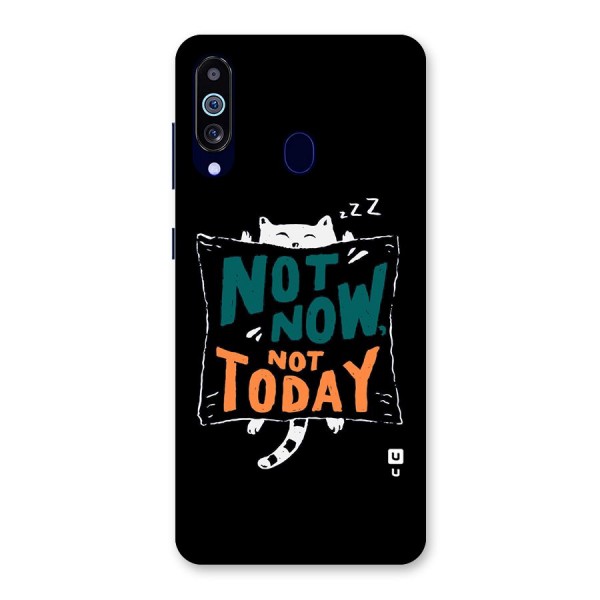 Lazy Cat Not Today Back Case for Galaxy A60