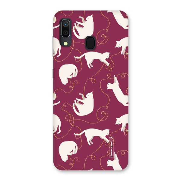 Lazy Kitty Back Case for Galaxy A20