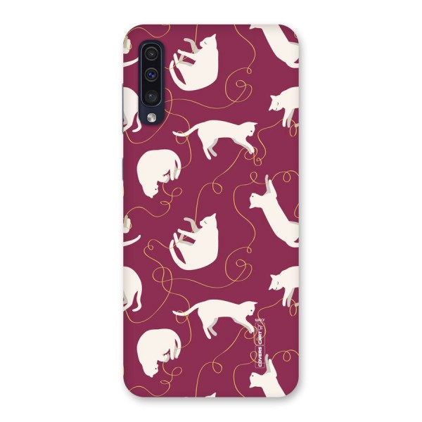 Lazy Kitty Back Case for Galaxy A50