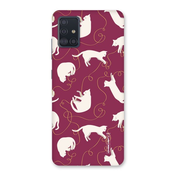 Lazy Kitty Back Case for Galaxy A51