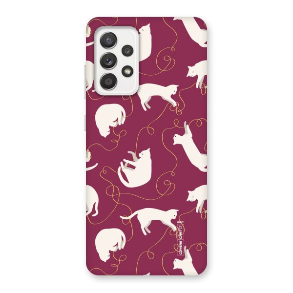 Lazy Kitty Back Case for Galaxy A52