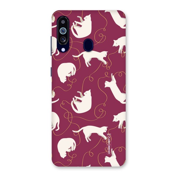 Lazy Kitty Back Case for Galaxy A60