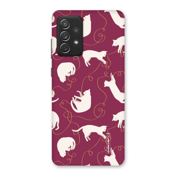 Lazy Kitty Back Case for Galaxy A72