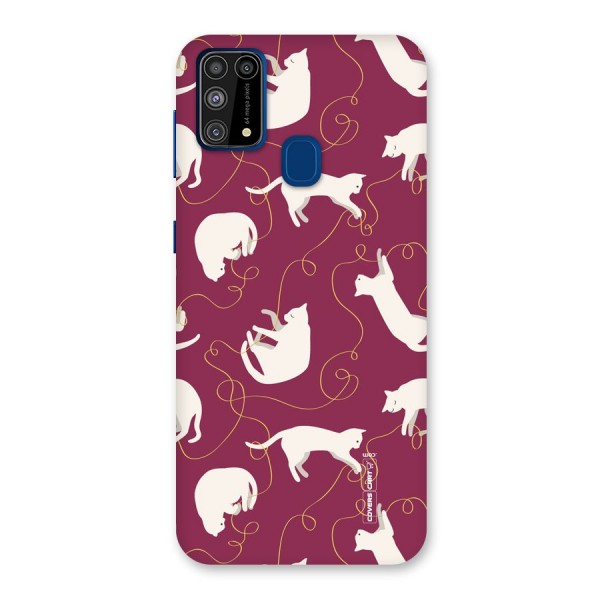 Lazy Kitty Back Case for Galaxy F41