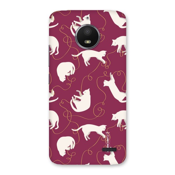 Lazy Kitty Back Case for Moto E4