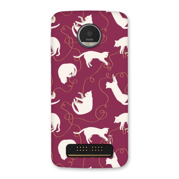 Lazy Kitty Back Case for Moto Z Play