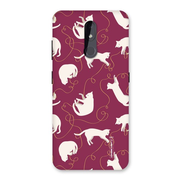 Lazy Kitty Back Case for Nokia 3.2