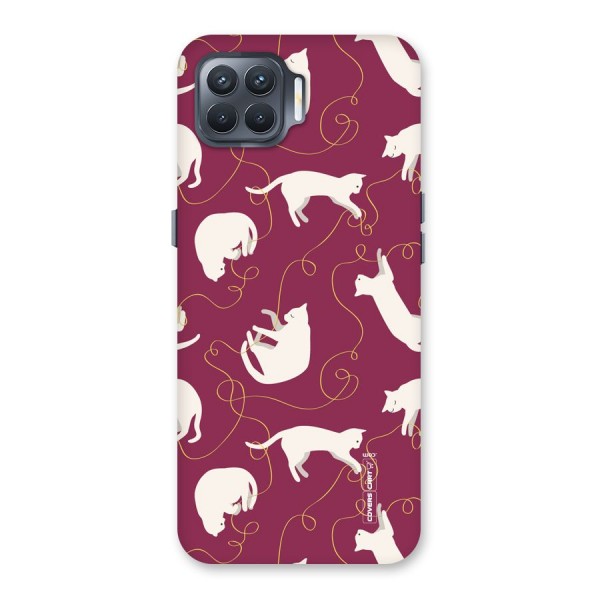 Lazy Kitty Back Case for Oppo F17 Pro