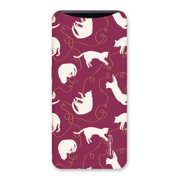 Lazy Kitty Back Case for Oppo Find X