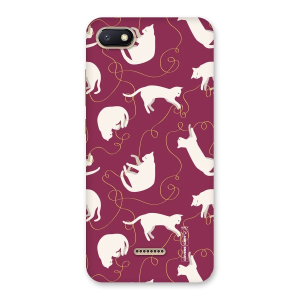 Lazy Kitty Back Case for Redmi 6A