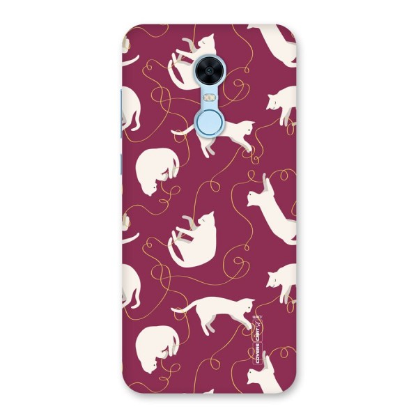 Lazy Kitty Back Case for Redmi Note 5