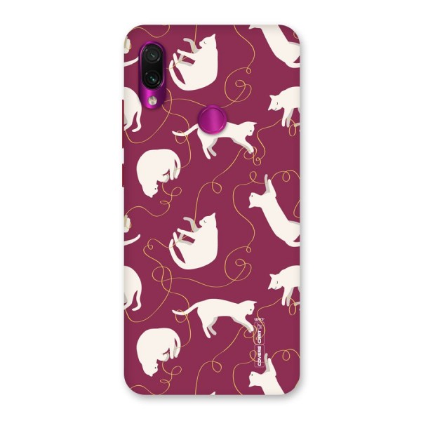 Lazy Kitty Back Case for Redmi Note 7 Pro