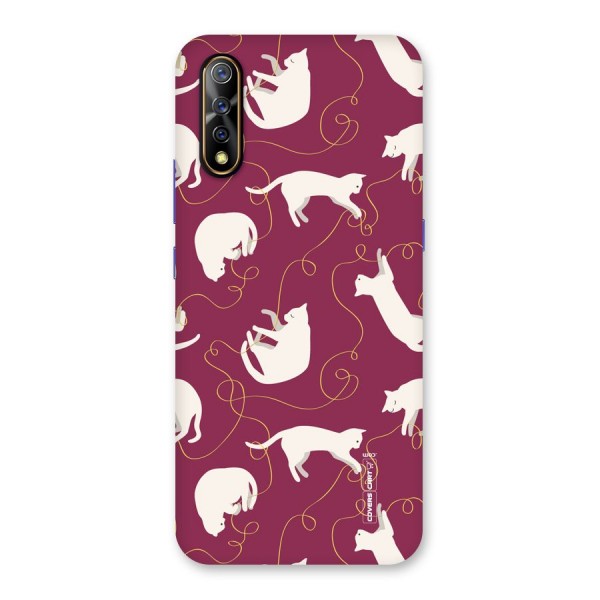 Lazy Kitty Back Case for Vivo S1