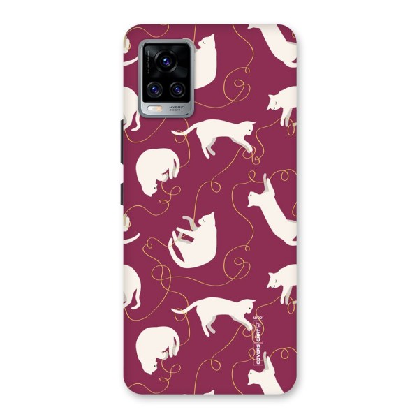 Lazy Kitty Back Case for Vivo V20 Pro