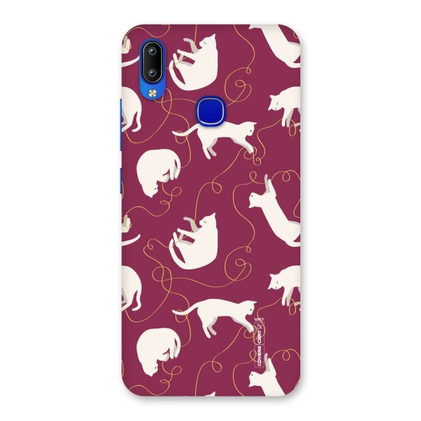 Lazy Kitty Back Case for Vivo Y91