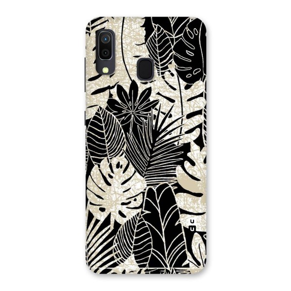 Leaf Pattern Back Case for Galaxy A20