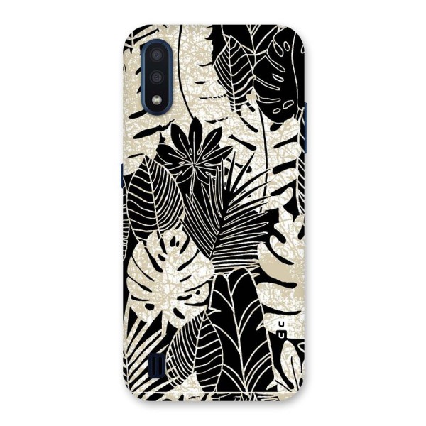 Leaf Pattern Back Case for Galaxy M01