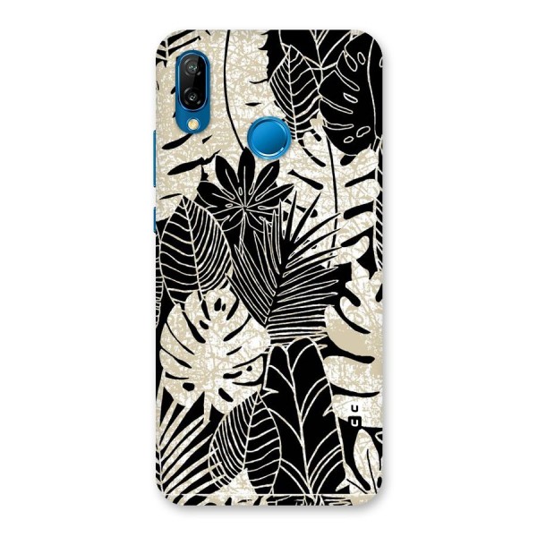 Leaf Pattern Back Case for Huawei P20 Lite