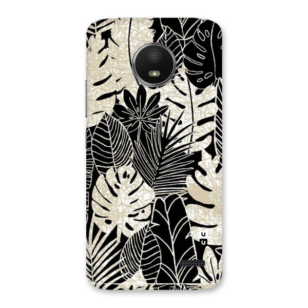 Leaf Pattern Back Case for Moto E4