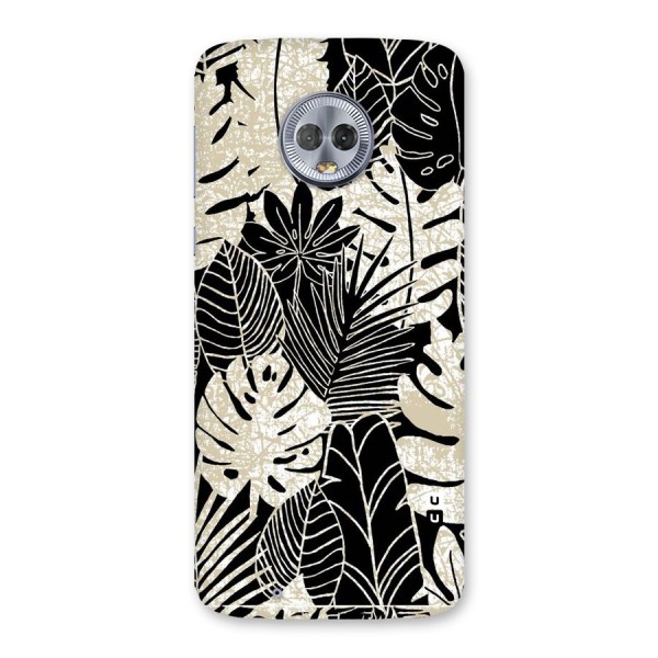 Leaf Pattern Back Case for Moto G6