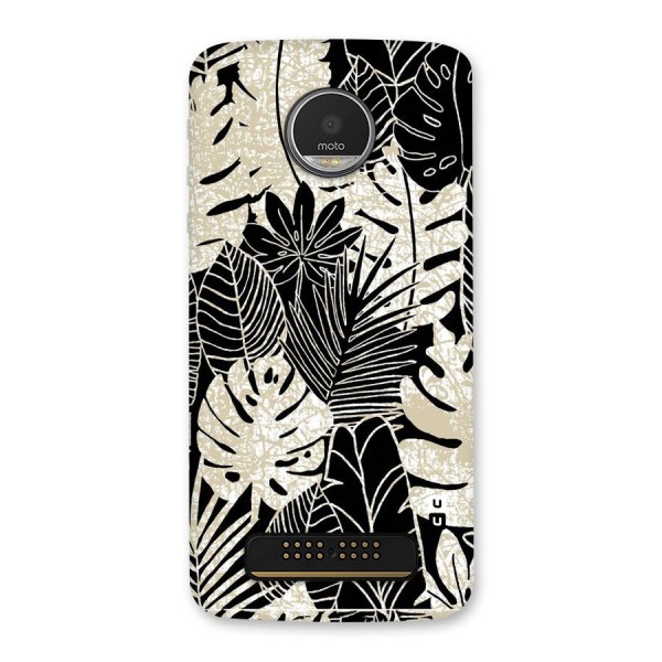 Leaf Pattern Back Case for Moto Z Play