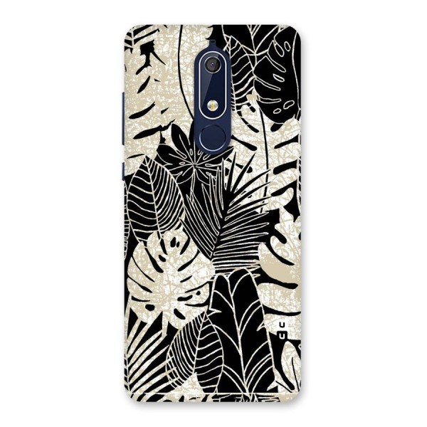 Leaf Pattern Back Case for Nokia 5.1