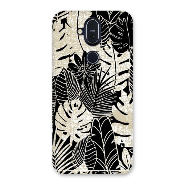 Leaf Pattern Back Case for Nokia 8.1