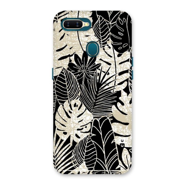 Leaf Pattern Back Case for Oppo A7