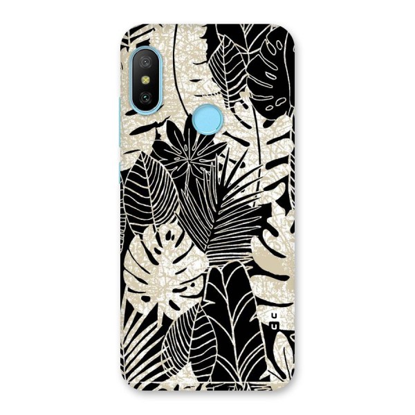 Leaf Pattern Back Case for Redmi 6 Pro