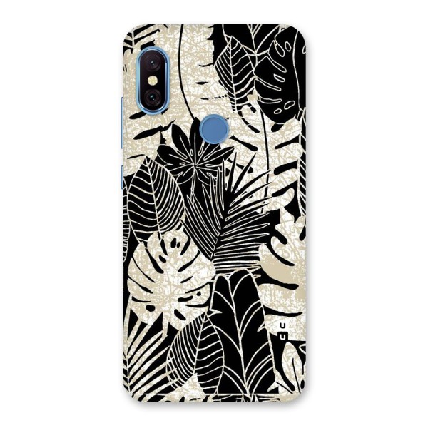 Leaf Pattern Back Case for Redmi Note 6 Pro