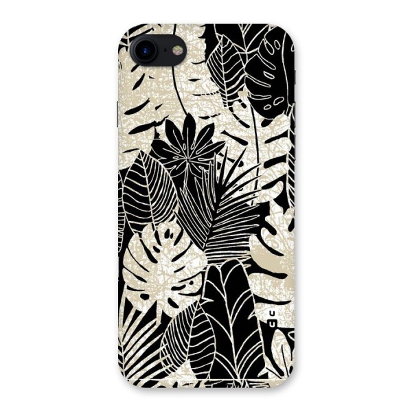 Leaf Pattern Back Case for iPhone SE 2020