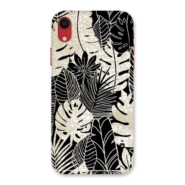 Leaf Pattern Back Case for iPhone XR