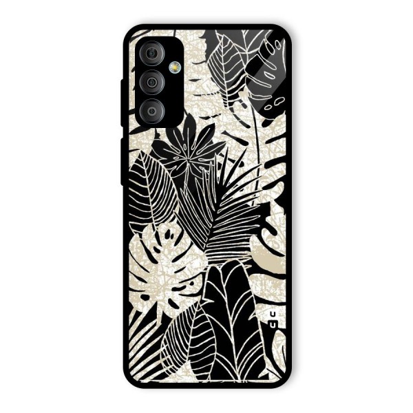 Leaf Pattern Glass Back Case for Galaxy F23