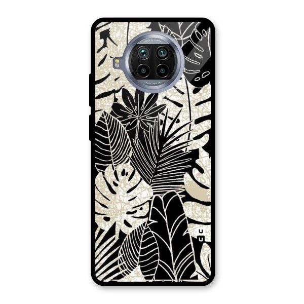 Leaf Pattern Glass Back Case for Mi 10i