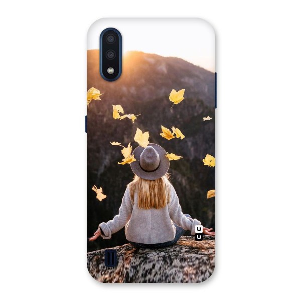 Leaf Rain Sunset Back Case for Galaxy M01