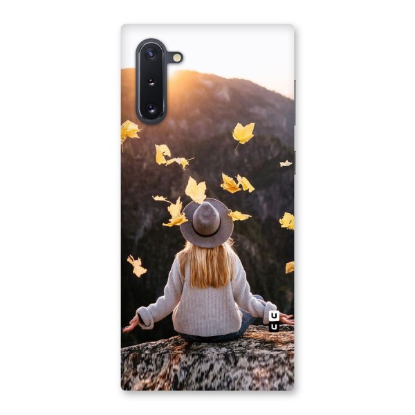 Leaf Rain Sunset Back Case for Galaxy Note 10