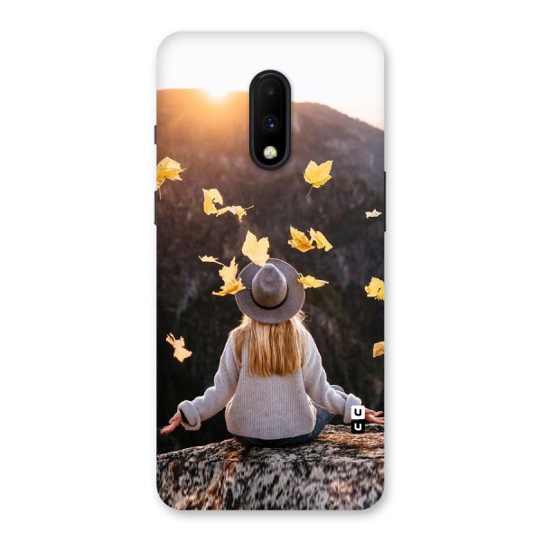 Leaf Rain Sunset Back Case for OnePlus 7