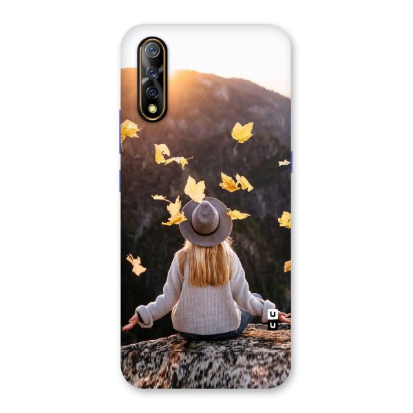 Leaf Rain Sunset Back Case for Vivo S1