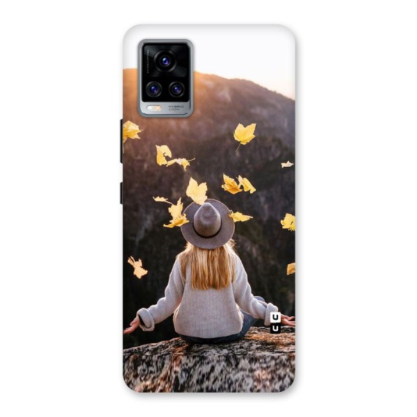 Leaf Rain Sunset Back Case for Vivo V20 Pro