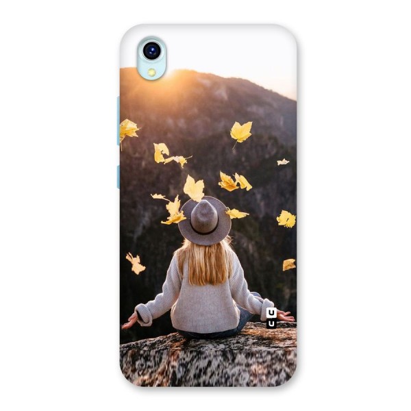 Leaf Rain Sunset Back Case for Vivo Y1s