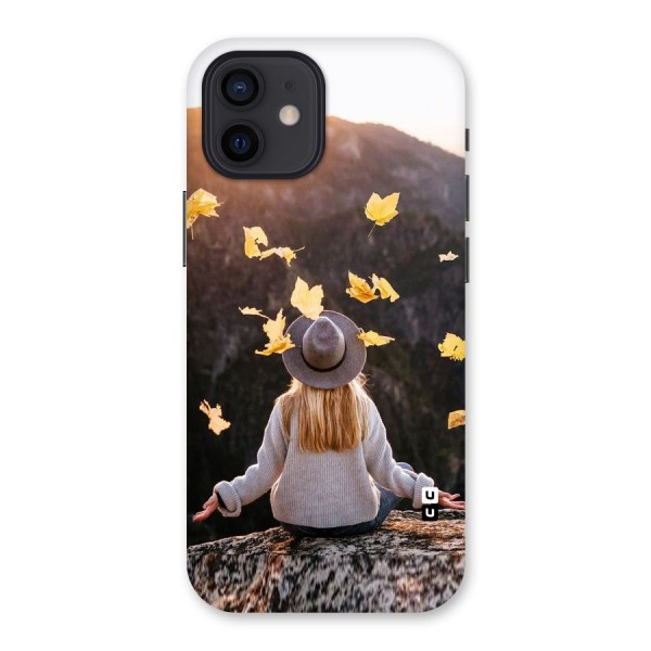 Leaf Rain Sunset Back Case for iPhone 12