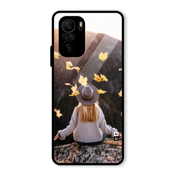 Leaf Rain Sunset Glass Back Case for Mi 11x