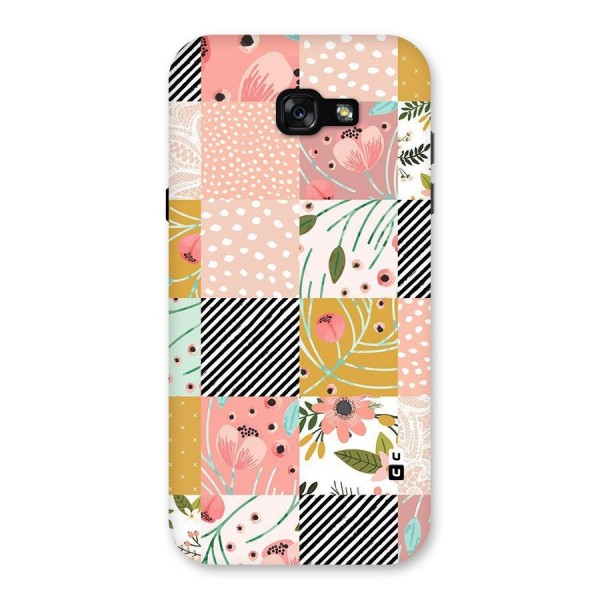 Leaf Stripe Polka Back Case for Galaxy A7 (2017)