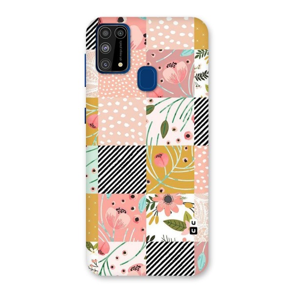 Leaf Stripe Polka Back Case for Galaxy F41