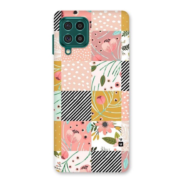 Leaf Stripe Polka Back Case for Galaxy F62