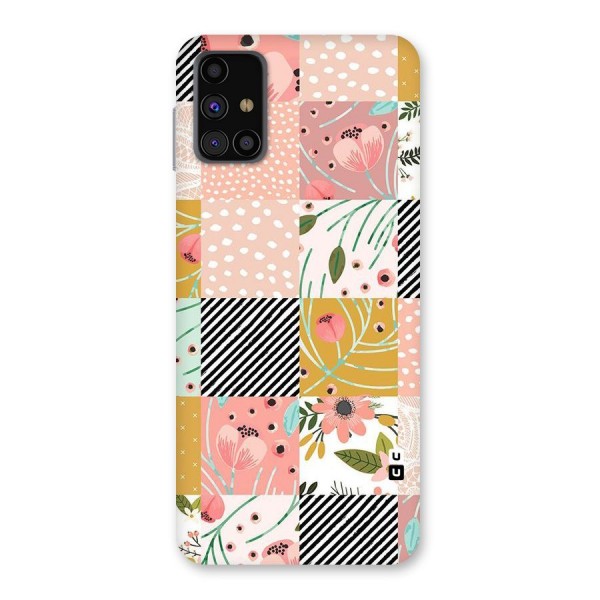 Leaf Stripe Polka Back Case for Galaxy M31s