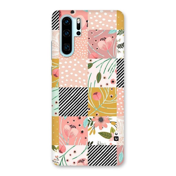 Leaf Stripe Polka Back Case for Huawei P30 Pro